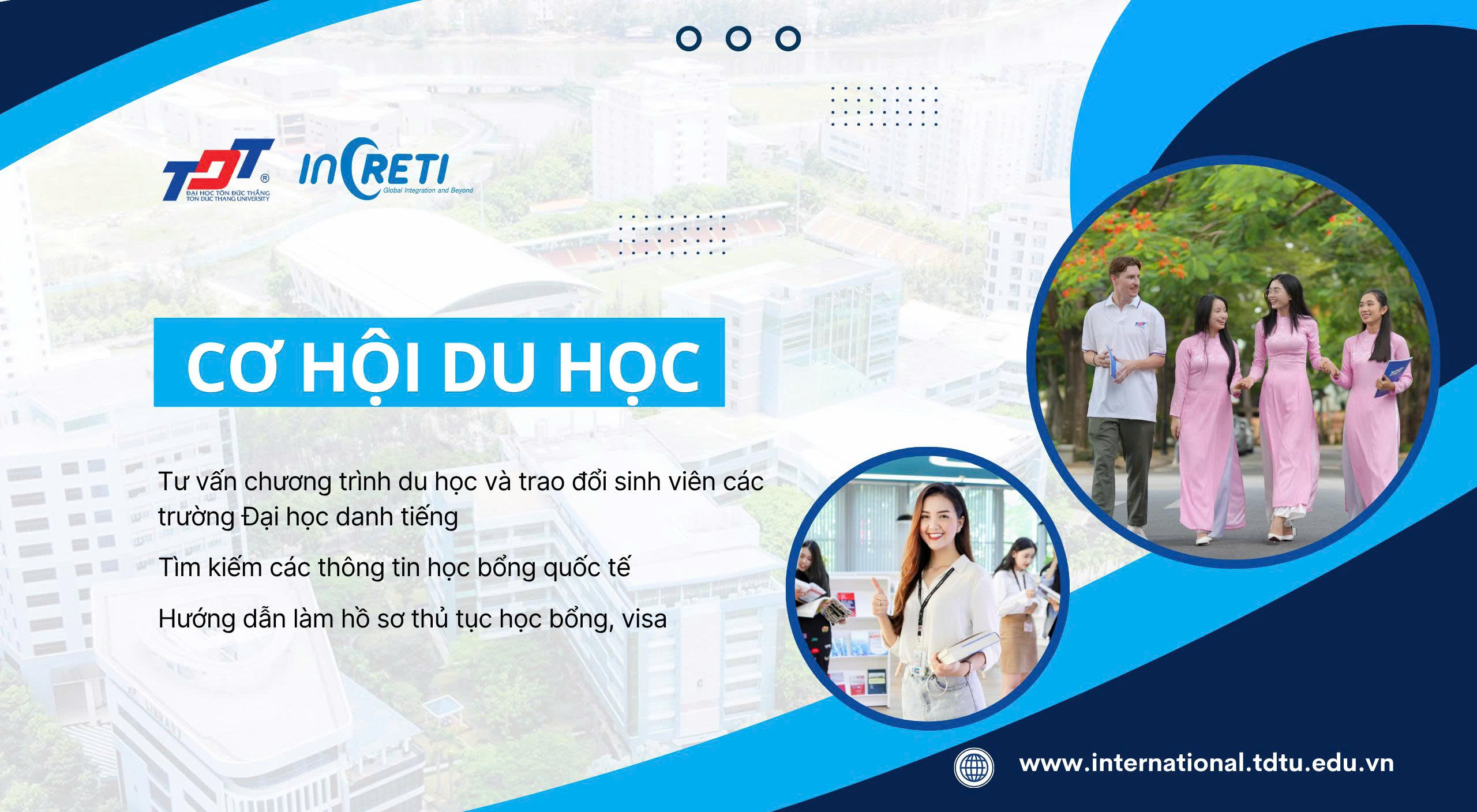 Học bổng du học dành cho cựu sinh viên
